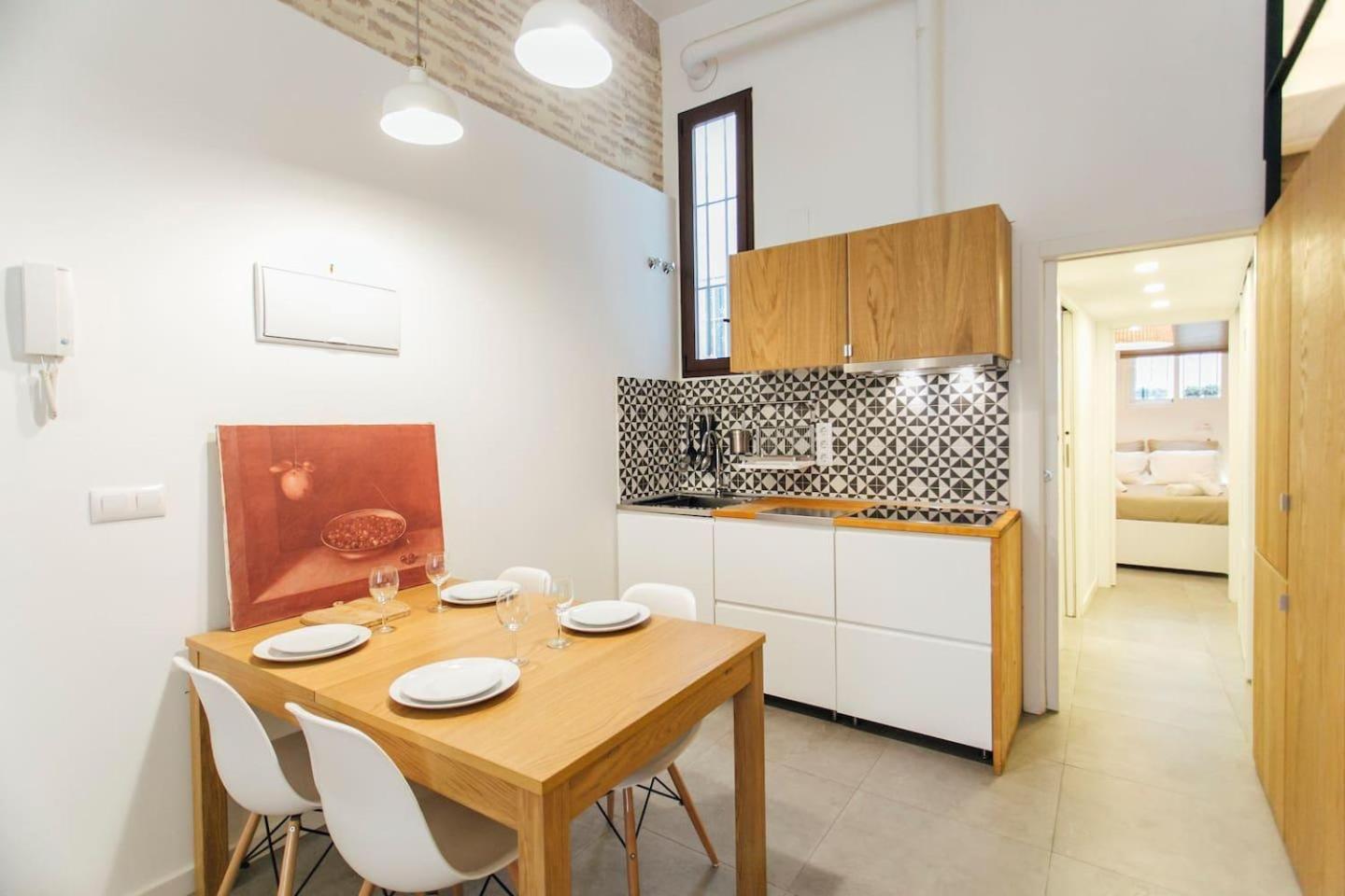 Amplio Apartamento De Diseno Precioso De Estilo Sevillano En Pleno Centro Екстер'єр фото